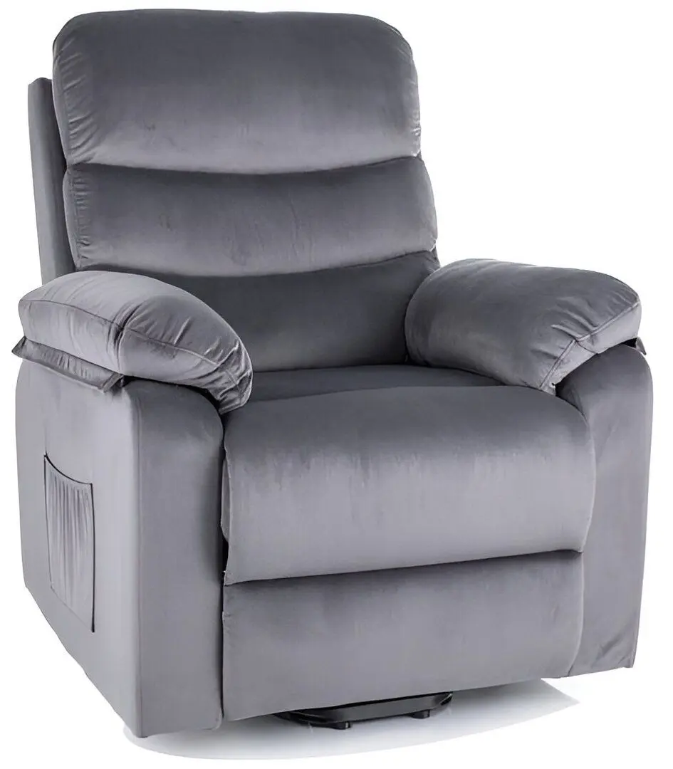 Fotoliu masaj Signal Hektor M Velvet Bluvel 14 (Grey) - 5