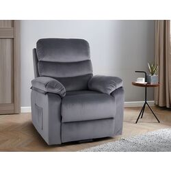 Fotoliu masaj Signal Hektor M Velvet Bluvel 14 (Grey)