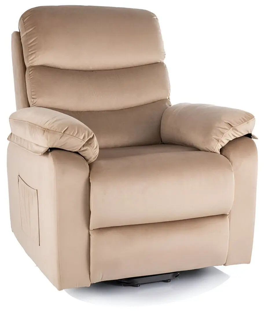 Fotoliu masaj Signal Hektor M Velvet Bluvel 28 (Beige) - 4