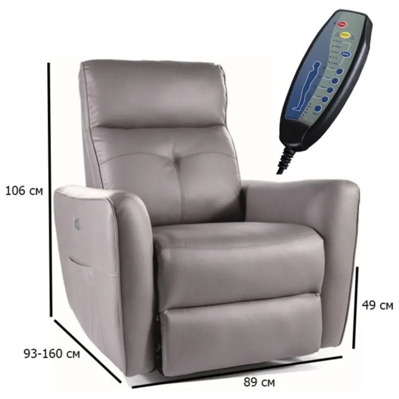 Fotoliu masaj Signal Helios M (Grey) - 2