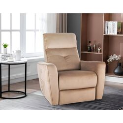 Fotoliu masaj Signal Helios M Velvet Bluvel 28 (Beige)