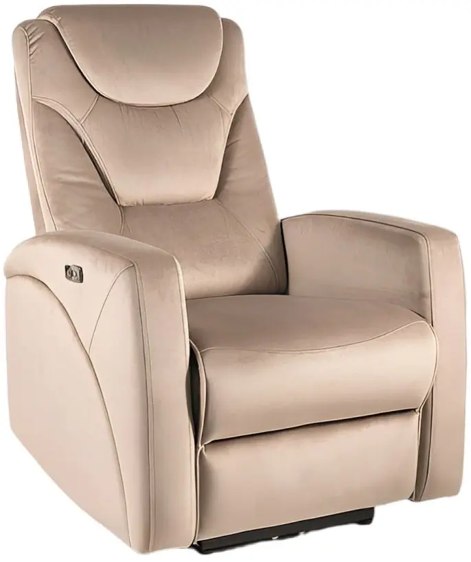 Кресло-реклайнер Signal Kronos Velvet (Beige Dark)