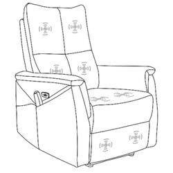 Fotoliu-recliner Signal Neptun M Buffalo 06 (Grey) Thumb