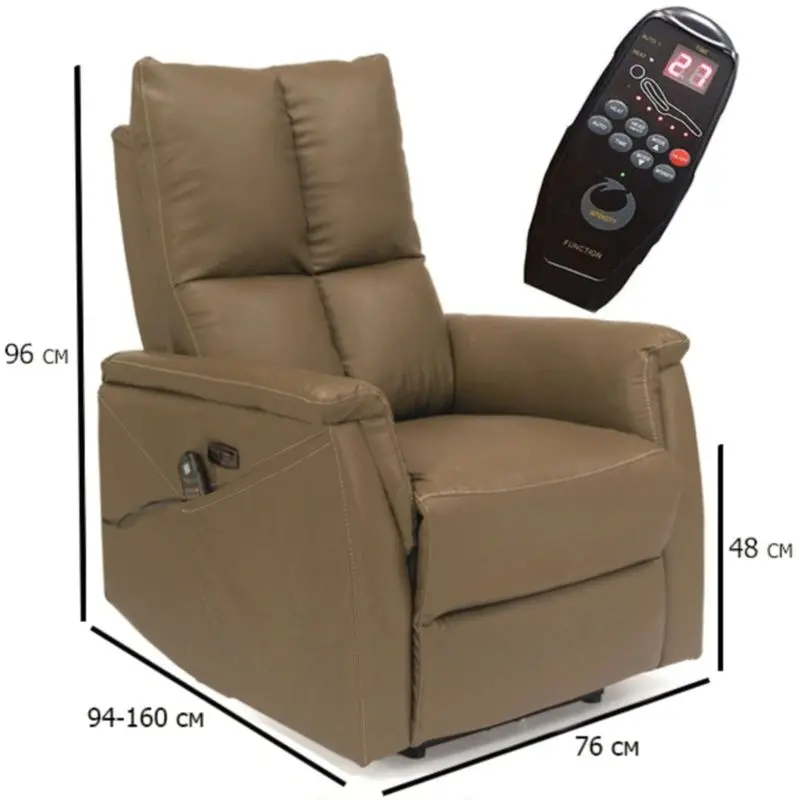 Fotoliu-recliner Signal Neptun M Buffalo 10 (Olive) - 2