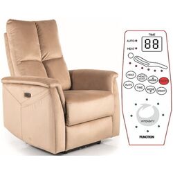 Кресло-реклайнер Signal Neptun M Velvet (Beige) Thumb