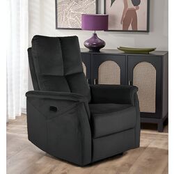 Кресло-реклайнер Signal Neptun M Velvet Bluvel 19 (Black)