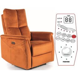 Fotoliu-recliner Signal Neptun M Velvet (Cinnamon) Thumb