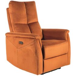 Fotoliu-recliner Signal Neptun M Velvet (Cinnamon)