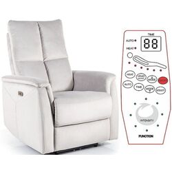 Кресло-реклайнер Signal Neptun M Velvet (Gray Light) Thumb