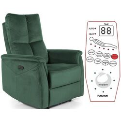 Кресло-реклайнер Signal Neptun M Velvet (Green) Thumb