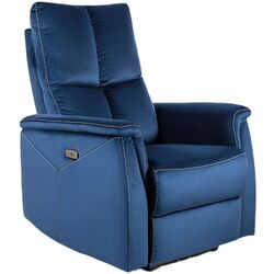 Fotoliu-recliner Signal Neptun Velvet (Blue)