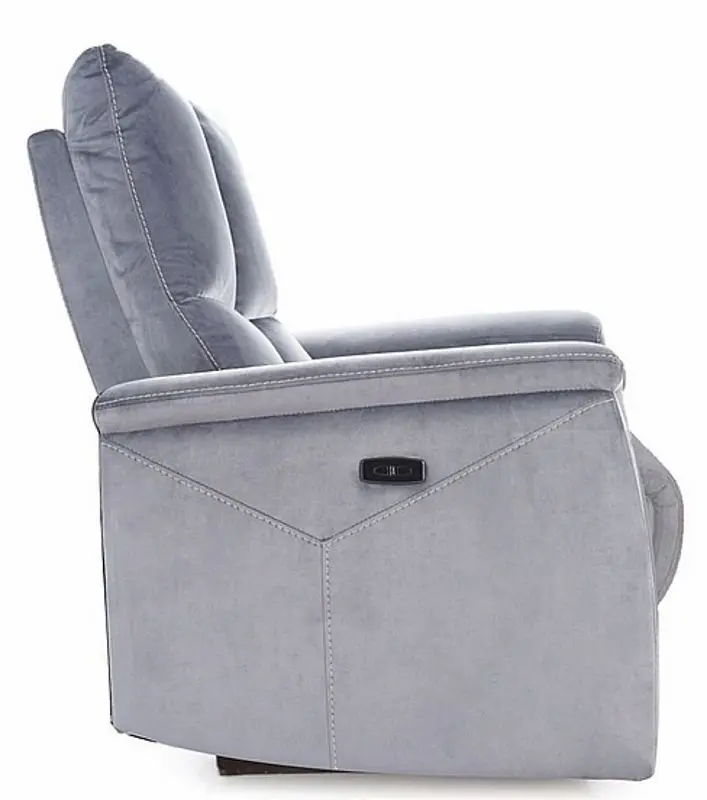 Fotoliu-recliner Signal Neptun Velvet Bluvel 14 (Grey)