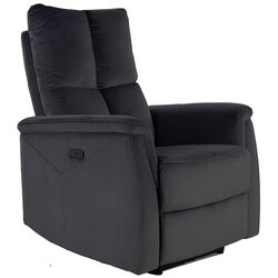 Кресло-реклайнер Signal Neptun Velvet Bluvel 19 (Black) Thumb