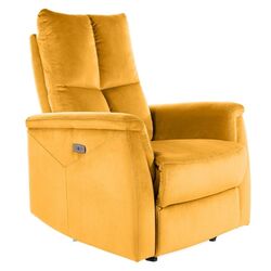 Fotoliu-recliner Signal Neptun Velvet Bluvel 68 (Curry)