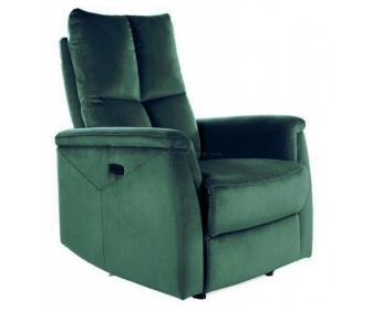 Fotoliu-recliner Signal Neptun Velvet Bluvel 78 (Green)