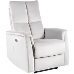 Fotoliu-recliner Signal Neptun Velvet (Gray Light)