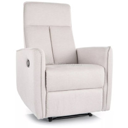Fotoliu-recliner Signal Nikos Brego 22 (Light Beige)