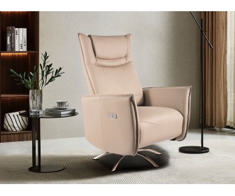 Fotoliu-recliner Signal Notos (Beige)