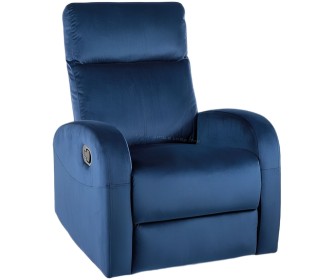 Fotoliu-recliner Signal Olimp Velvet (Blue)