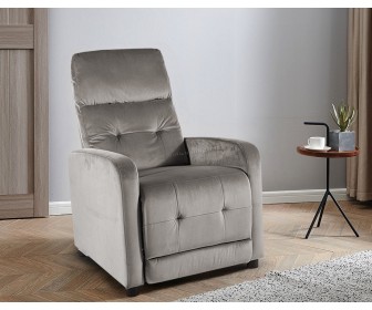 Fotoliu-recliner Signal Otus Bluvel 14 (Light Grey)