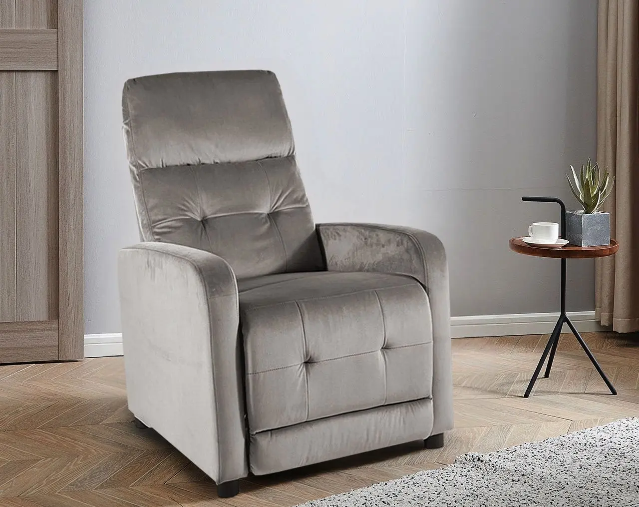 Fotoliu-recliner Signal Otus Bluvel 14 (Light Grey)
