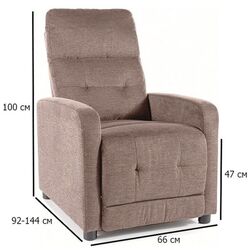 Fotoliu-recliner Signal Otus Brego 34 (Beige) Thumb