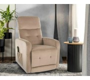 Fotoliu-recliner Signal Otus II Bluvel 28 (Beige)