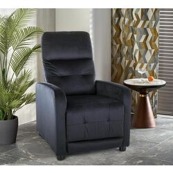 Fotoliu-recliner Signal Otus Velvet Bluvel 19 (Black)