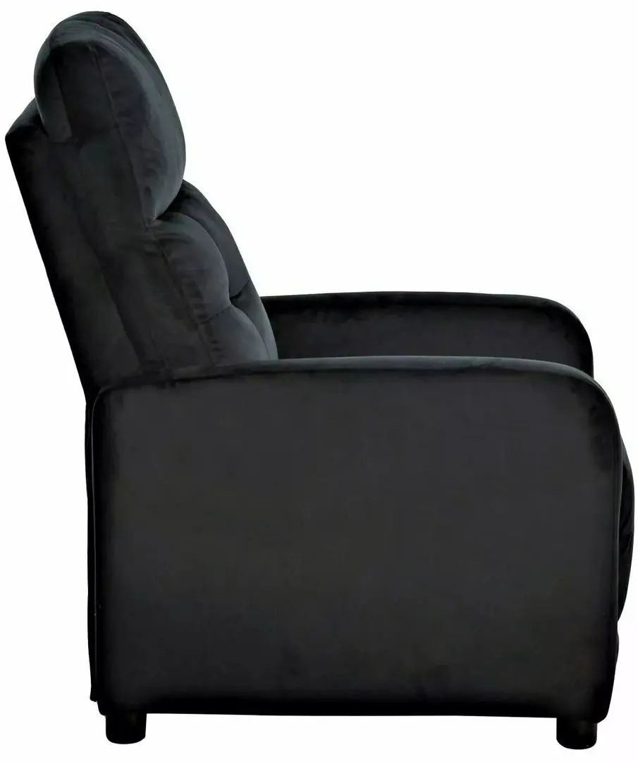 Fotoliu-recliner Signal Otus Velvet Bluvel 19 (Black)