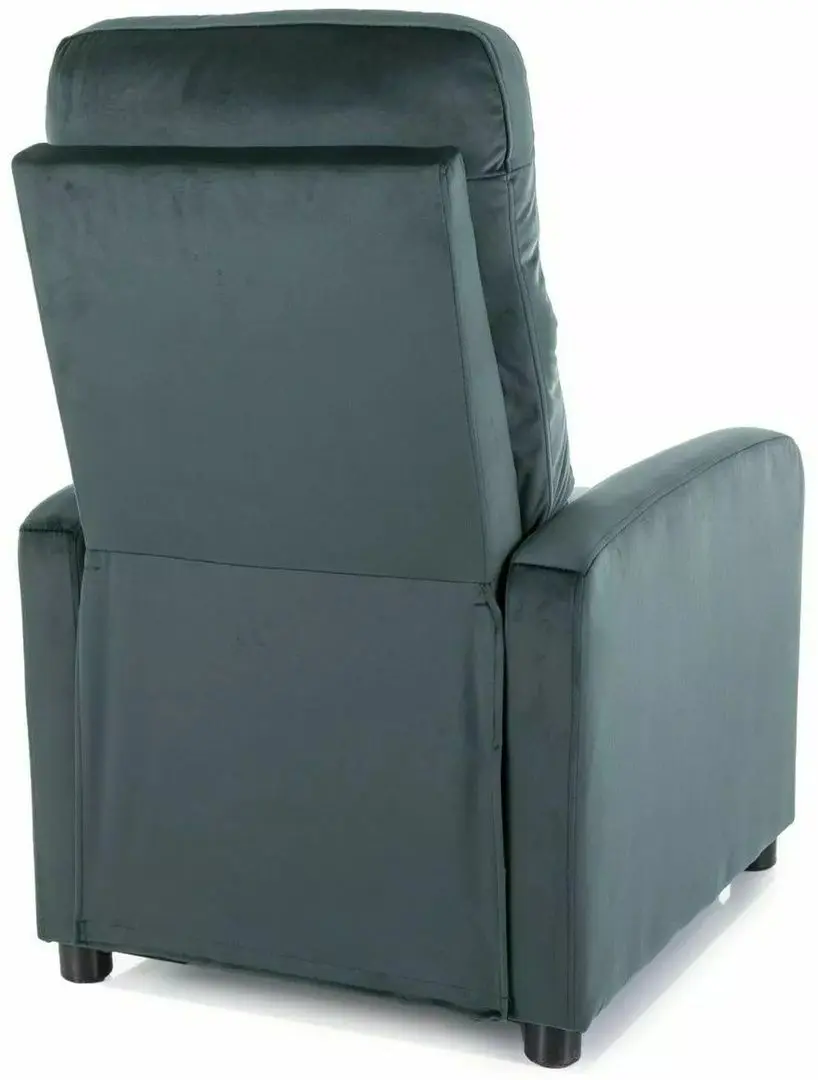 Fotoliu-recliner Signal Otus Velvet Bluvel 78 (Green/Black)