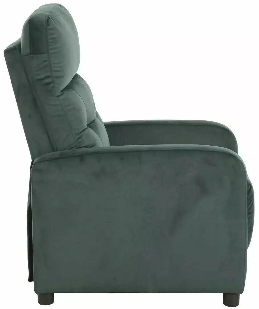 Fotoliu-recliner Signal Otus Velvet Bluvel 78 (Green/Black)