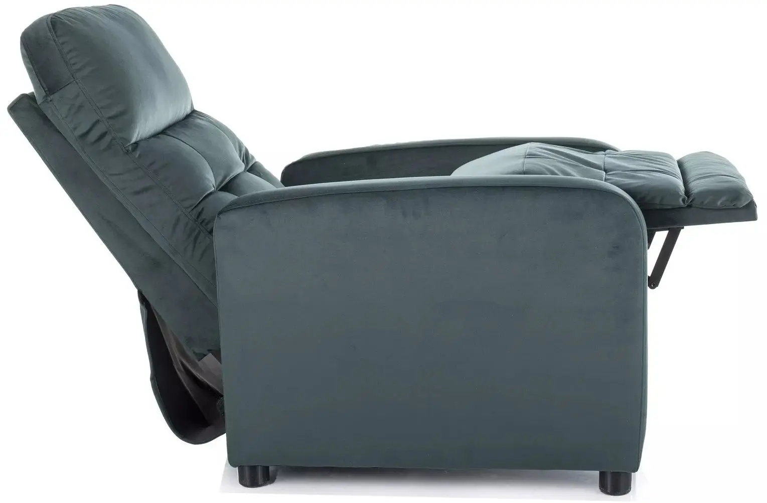 Fotoliu-recliner Signal Otus Velvet Bluvel 78 (Green/Black)