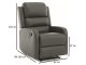 Fotoliu-recliner Signal Pegaz Buffalo 06 (Grey)