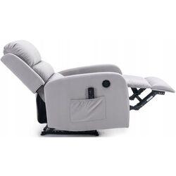 Fotoliu-recliner Signal Pegaz M Velvet (Gray Light) Thumb