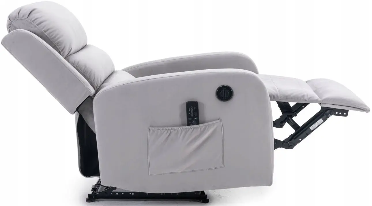Fotoliu-recliner Signal Pegaz M Velvet (Gray Light) - 4
