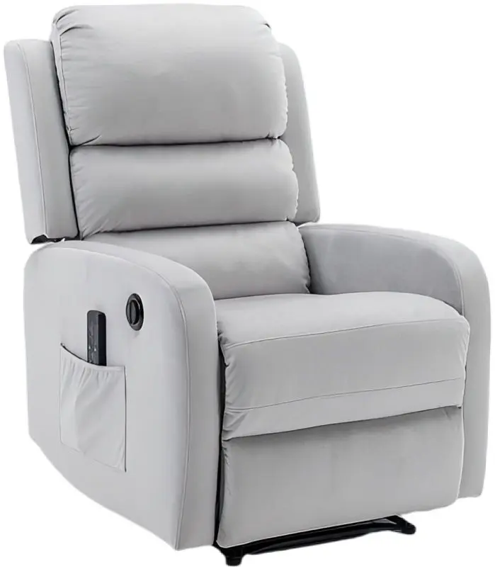 Fotoliu-recliner Signal Pegaz M Velvet (Gray Light)