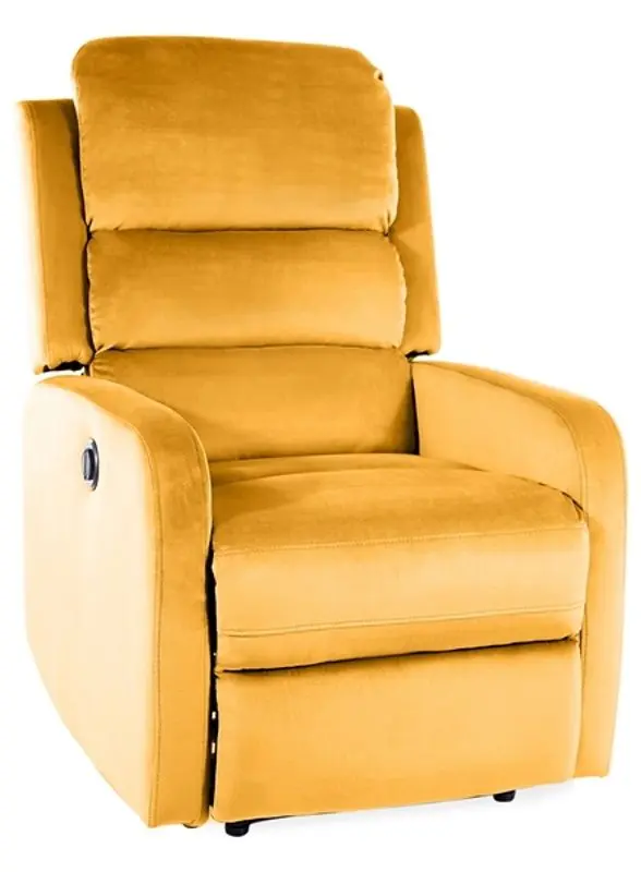 Кресло-реклайнер Signal Pegaz Velvet Bluvel 68 (Curry)