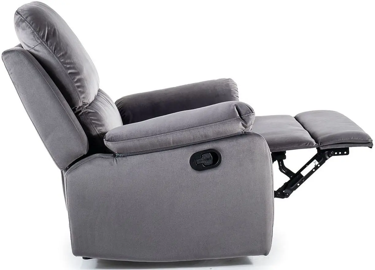 Fotoliu-recliner Signal Spenser 1 Velvet (Gray)