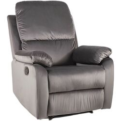 Fotoliu-recliner Signal Spenser 1 Velvet (Gray)