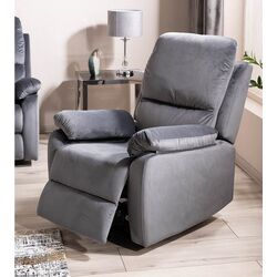 Fotoliu-recliner Signal Spenser 1 Velvet (Gray) Thumb