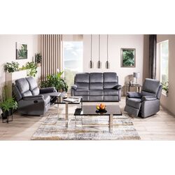 Fotoliu-recliner Signal Spenser 1 Velvet (Gray) Thumb