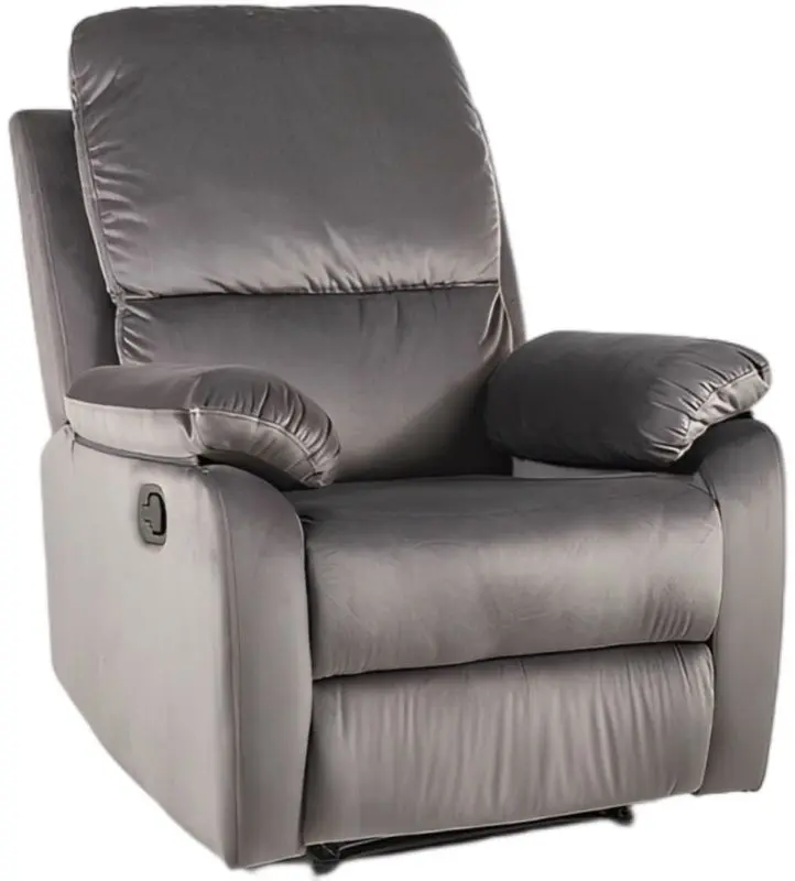 Fotoliu-recliner Signal Spenser 1 Velvet (Gray)
