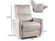 Fotoliu-recliner Signal Zefir (Beige)