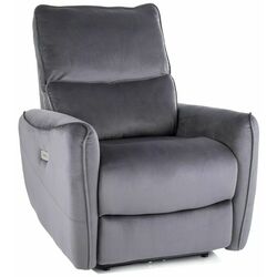 Fotoliu-recliner Signal Zefir Velvet Bluvel 14 (Grey) Thumb
