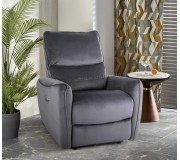 Fotoliu-recliner Signal Zefir Velvet Bluvel 14 (Grey)