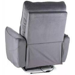 Fotoliu-recliner Signal Zefir Velvet Bluvel 14 (Grey) Thumb