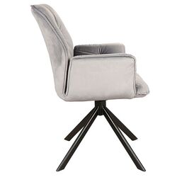 Fotoliu Signal Boogie II Velvet Bluvel 14 (Grey/Black) Thumb