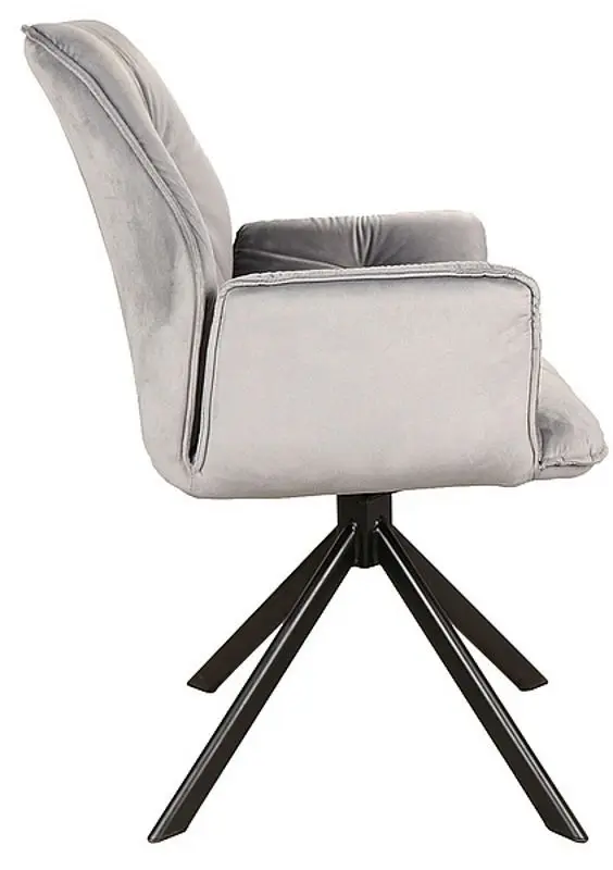 Fotoliu Signal Boogie II Velvet Bluvel 14 (Grey/Black)