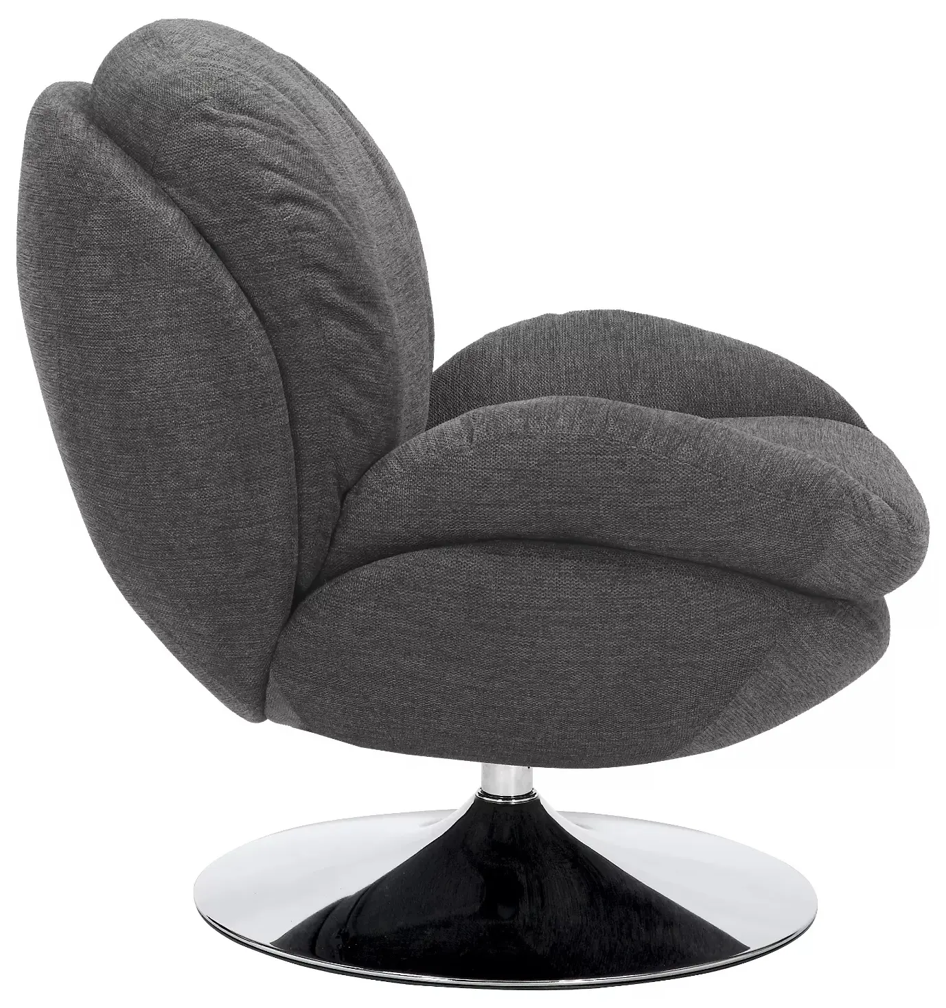 Fotoliu Signal Brigitte Brego 18 (Dark Grey/Chrome)