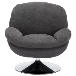 Fotoliu Signal Brigitte Brego 18 (Dark Grey/Chrome) Thumb